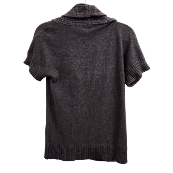 BCBG MAXAZRIA Women’s Angora Wool Sweater Short Sleeve Size M - Picture 4 of 6